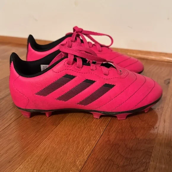 Adidas Pink Soccer Cleats Girls 13K - Picture 3 of 10